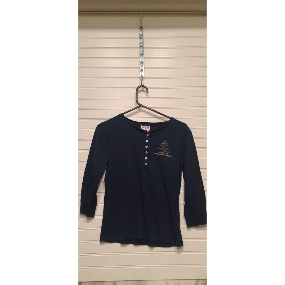 Radio City Music Hall Christmas Spectacular Kids Blue Top Size XL